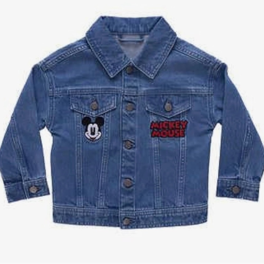 Disney Mickey Mouse Toddler Jean Jacket – Size 2T – Blue – NWT